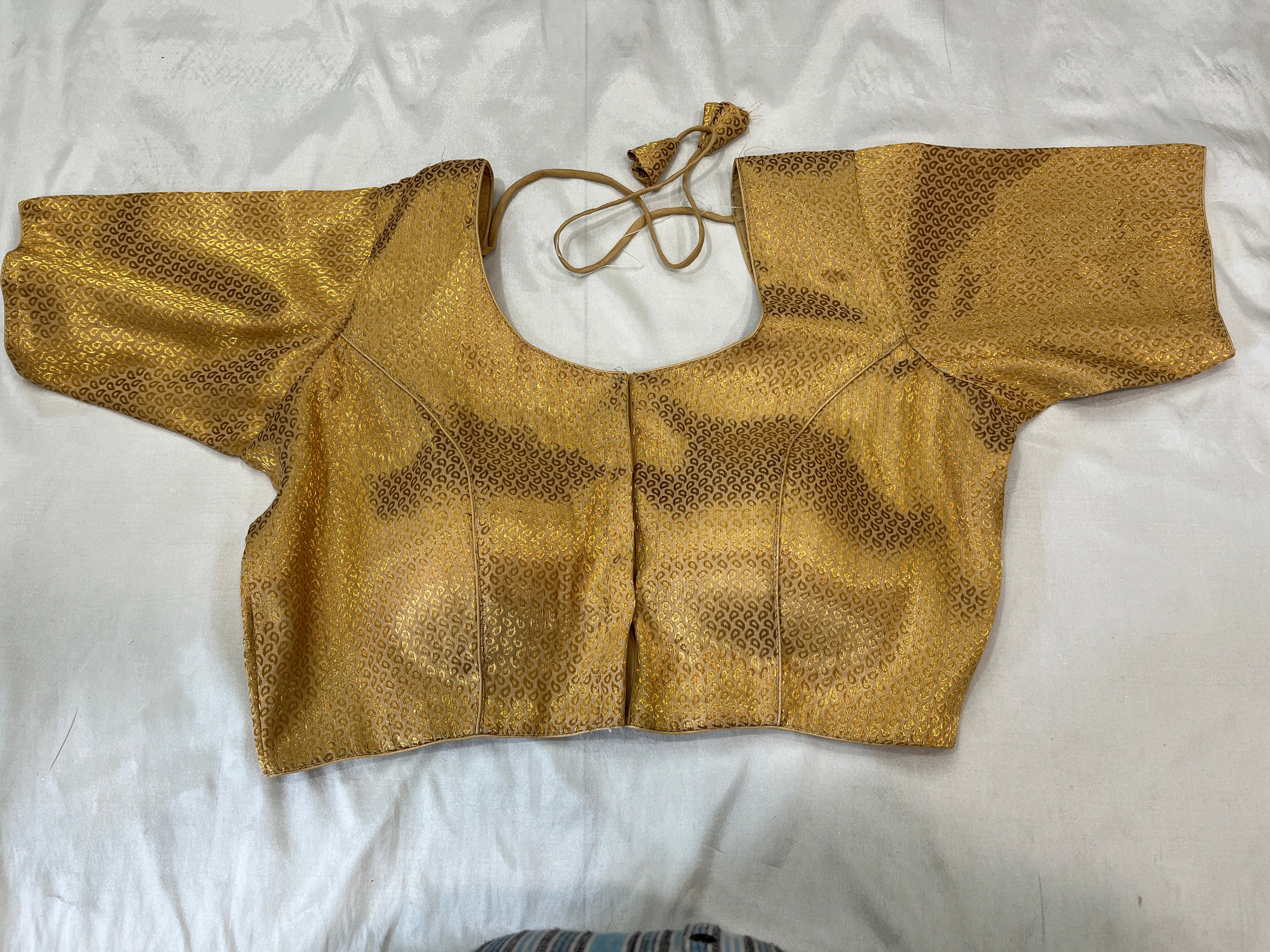 Phantom silk brocade Readmade blouse [ 40-42]