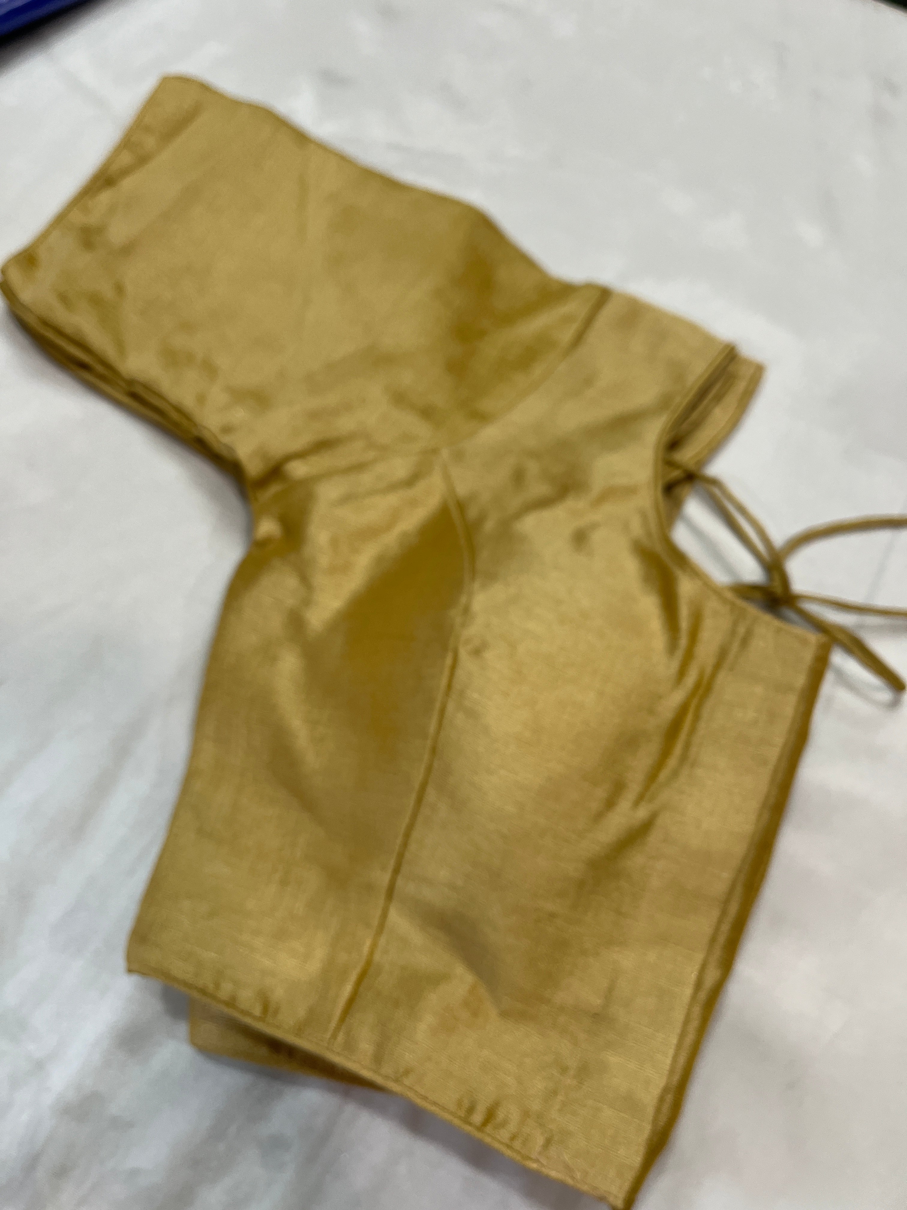 Plain Phantom silk Readmade blouse [ 36-40]