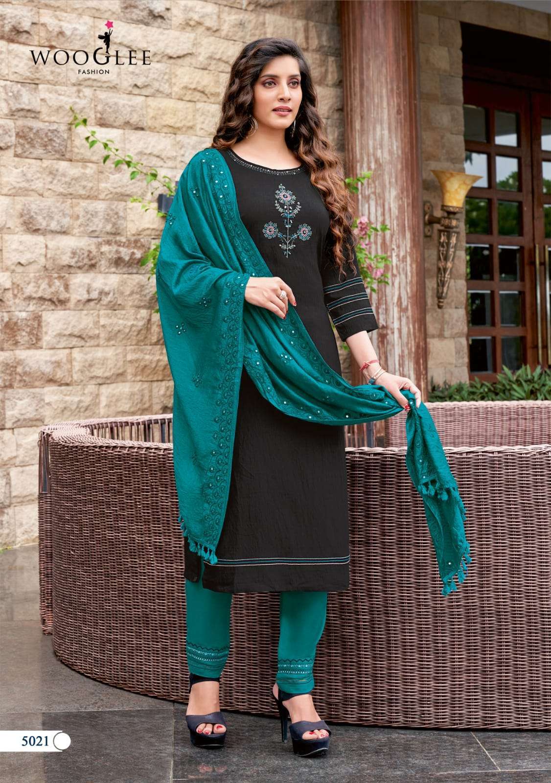 Wooglee Presents Destiny NX Fancy Kurtis With Pant And Dupatta Collection.