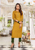 Ladies Flavour Presents Serena Vol-7 Rayon Embroidery Work Kurtis Collection