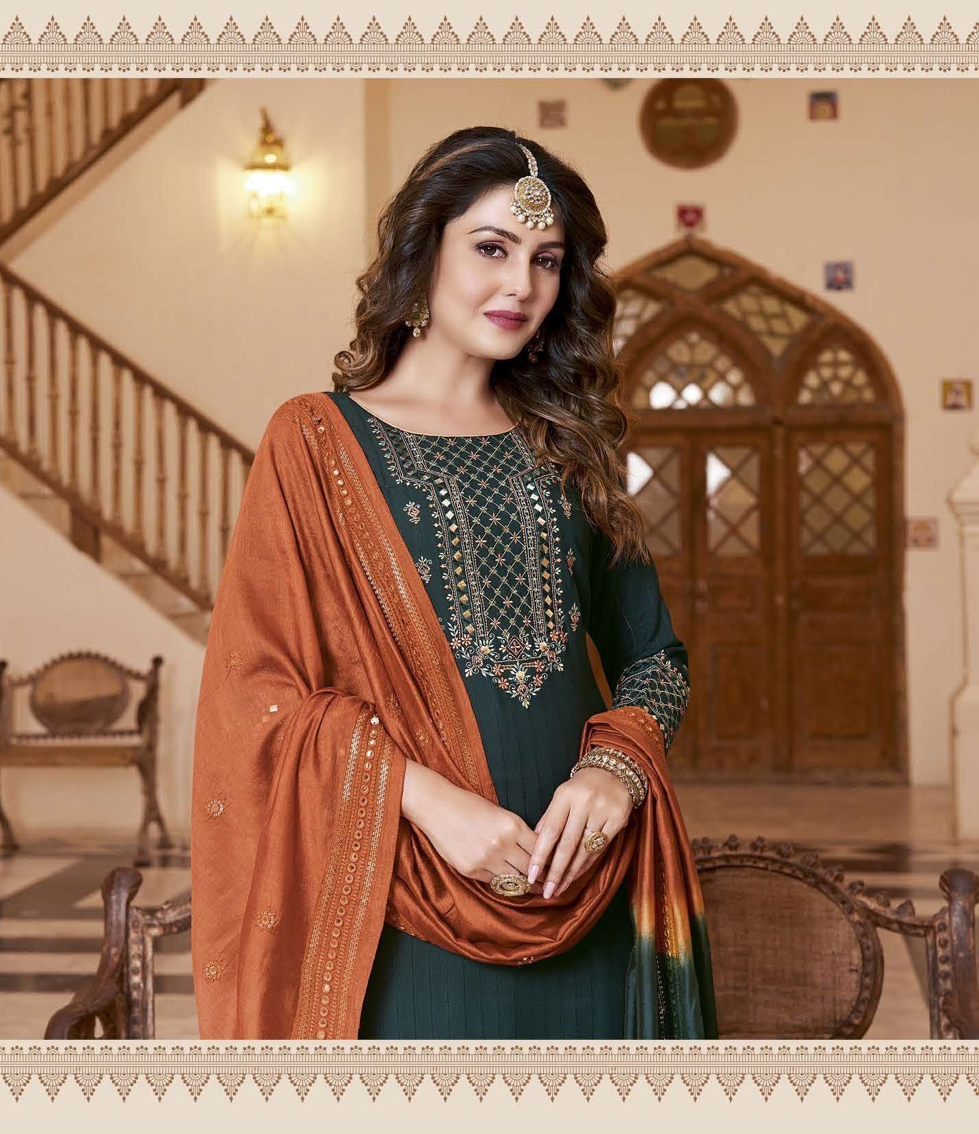 Ladies Flavour Presents Kashish Vol-4 Fancy Rayon Kurtis with Pant And Dupatta Collection