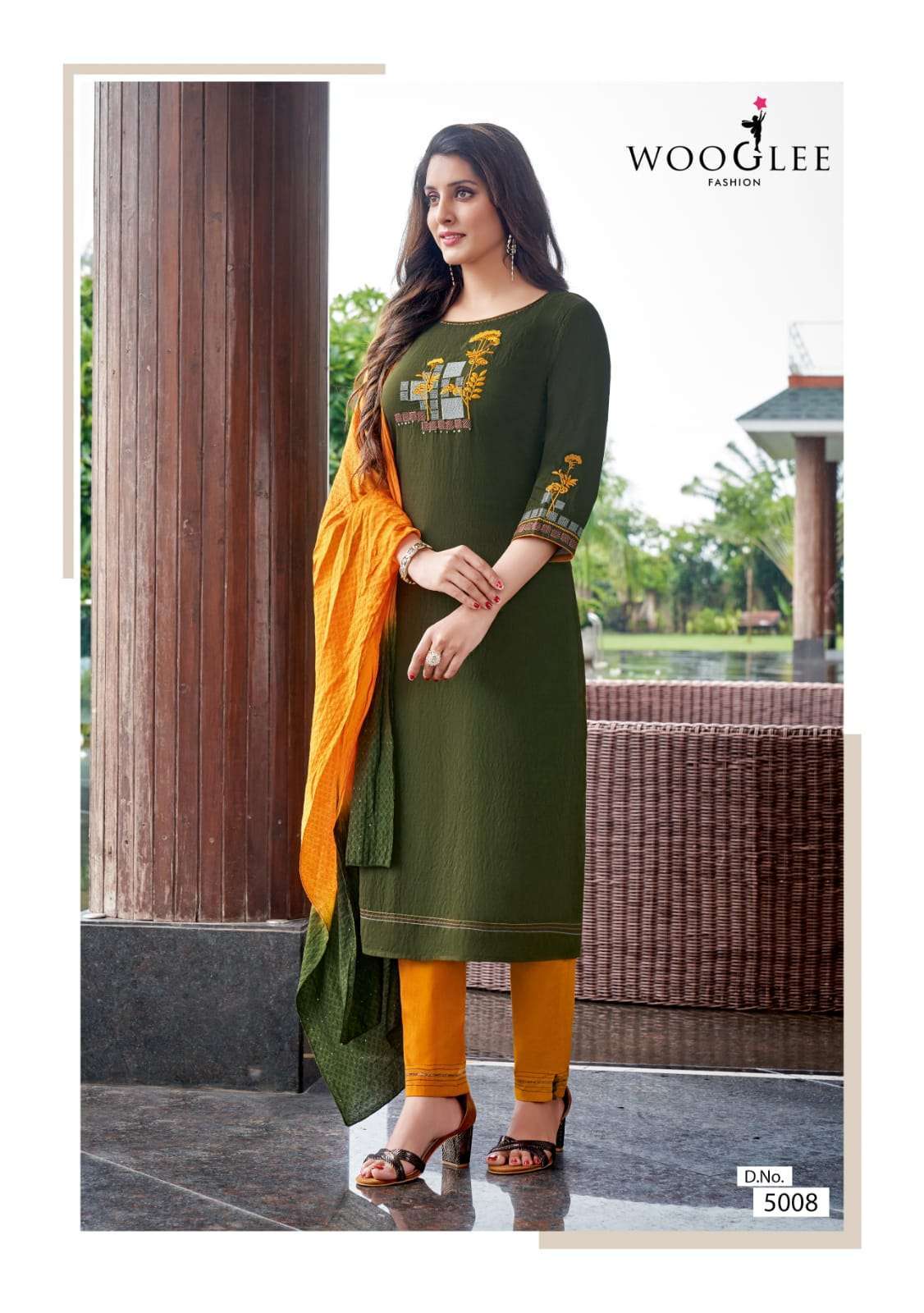 Wooglee Presents Destiny NX Fancy Kurtis With Pant And Dupatta Collection.