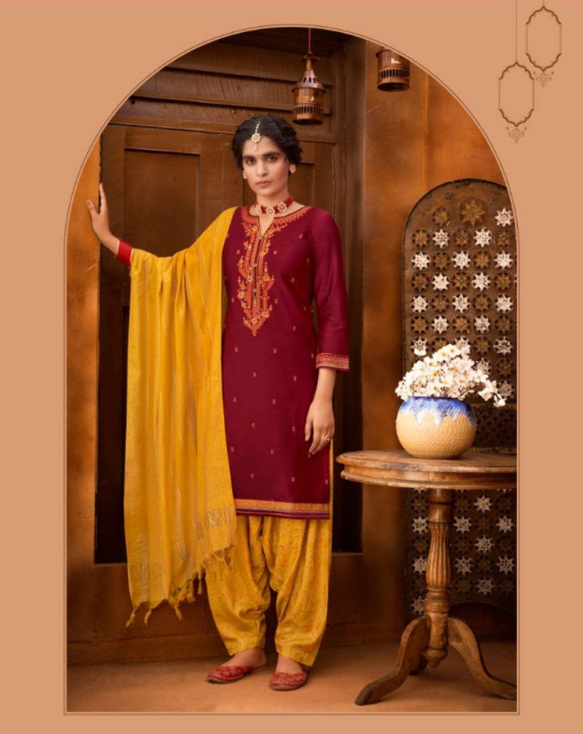 Kalaroop Presents Rivaaz By Patiala Vol-6 Silk Kurtis With Patiala And Dupatta Collection