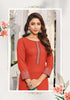 Ladies Flavour Presents Serena Vol-7 Rayon Embroidery Work Kurtis Collection