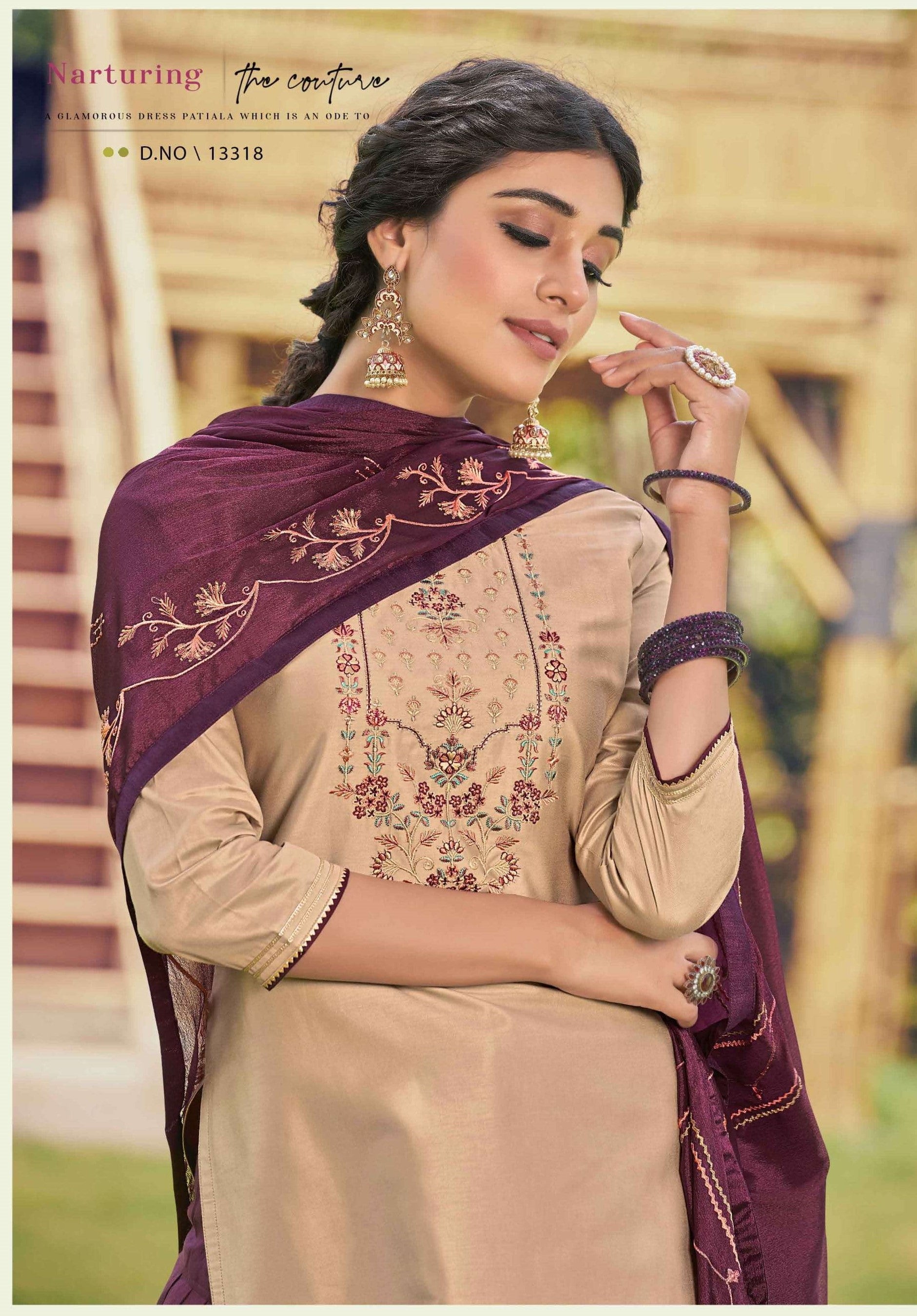 Kalaroop Presents Fashion Of Patiala Vol-33 Silk Kurtis With Patiala And Dupatta Collection