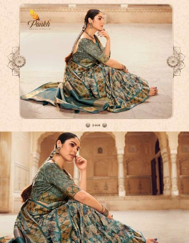 Pankh Presents Chhapa Vol-2 Designer Party Wear Sarees Collection