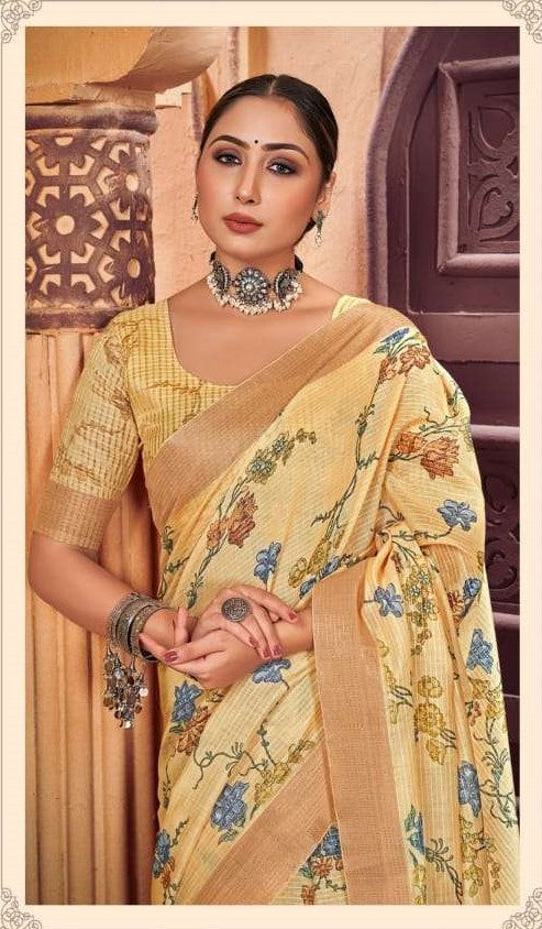 Shubh Shree Presents Majestic Cotton Sarees Collection