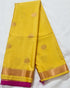 Kanchi Vegan Soft silk Saree with contrast Blouse and rich Jari Pallu