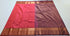 Kanchi Vegan Silk Saree With Contrast Blouse and Rich Jari Pallu
