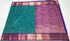 Kanchi Vegan Silk Saree With Contrast Blouse and Rich Jari Pallu
