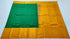 Kanchi Vegan Silk Saree With Contrast Blouse and Rich Jari Pallu