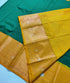 Kanchi Vegan Silk Saree With Contrast Blouse and Rich Jari Pallu