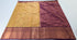 Kanchi Vegan Silk Saree With Contrast Blouse and Rich Jari Pallu