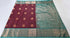 Kanchi Vegan Silk Saree With Contrast Blouse and Rich Jari Pallu