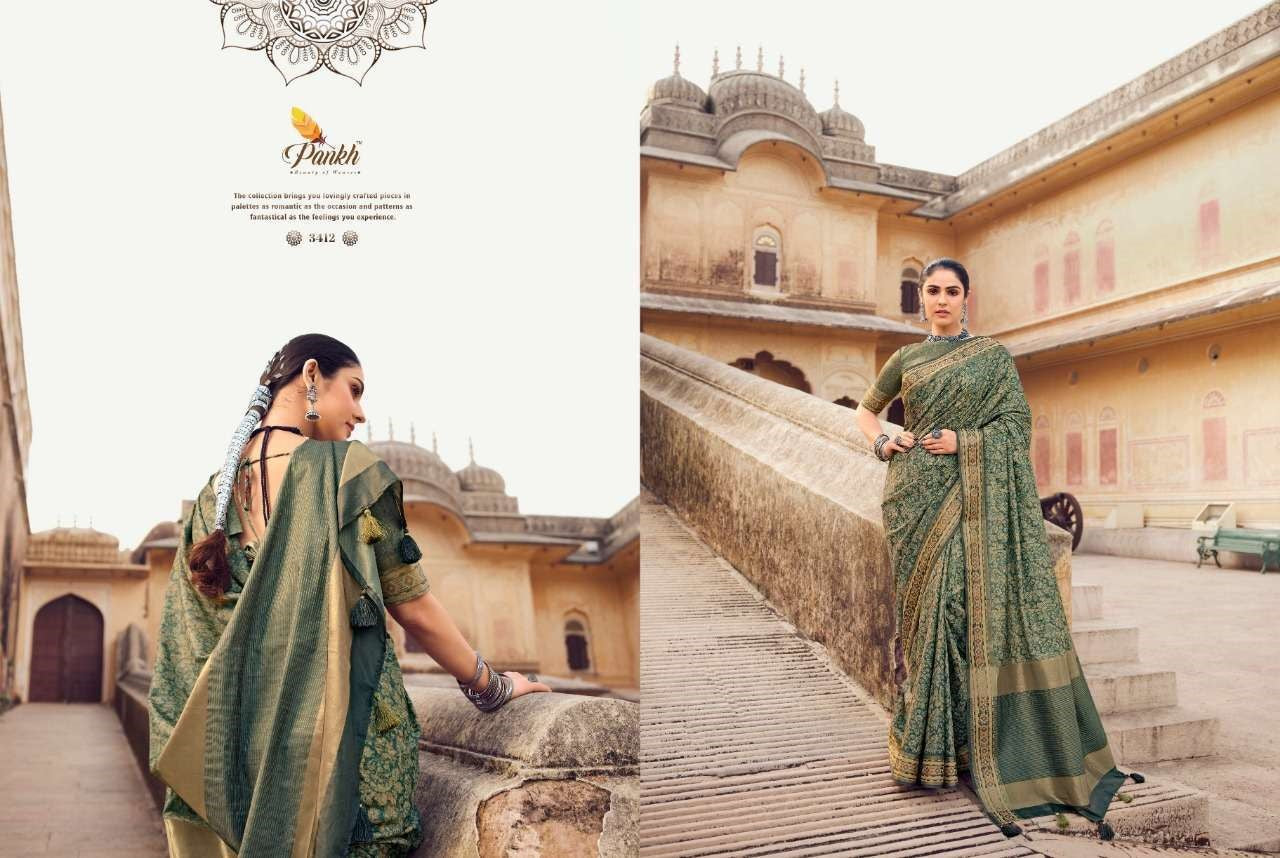 Pankh Presents Chhapa Vol-2 Designer Party Wear Sarees Collection