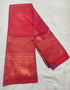Kanchi Vegan  Silk Saree  with contrast blouse and rich jari pallu
