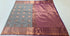 Kanchi Vegan Silk Saree With Contrast Blouse and Rich Jari Pallu