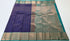 Kanchi Vegan Silk Saree With Contrast Blouse and Rich Jari Pallu