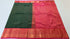 Kanchi Vegan Silk Saree With Contrast Blouse and Rich Jari Pallu