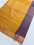 Kanchi Vegan Silk Saree With Contrast Blouse and Rich Jari Pallu