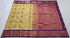 Kanchi Vegan Silk Saree With Contrast Blouse and Rich Jari Pallu