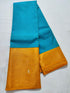 Kanchi Vegan Silk Saree With Contrast Blouse and Rich Jari Pallu