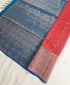 Kanchi Vegan Soft Silk Saree with Contrast Blouse and Rich Jari Pallu