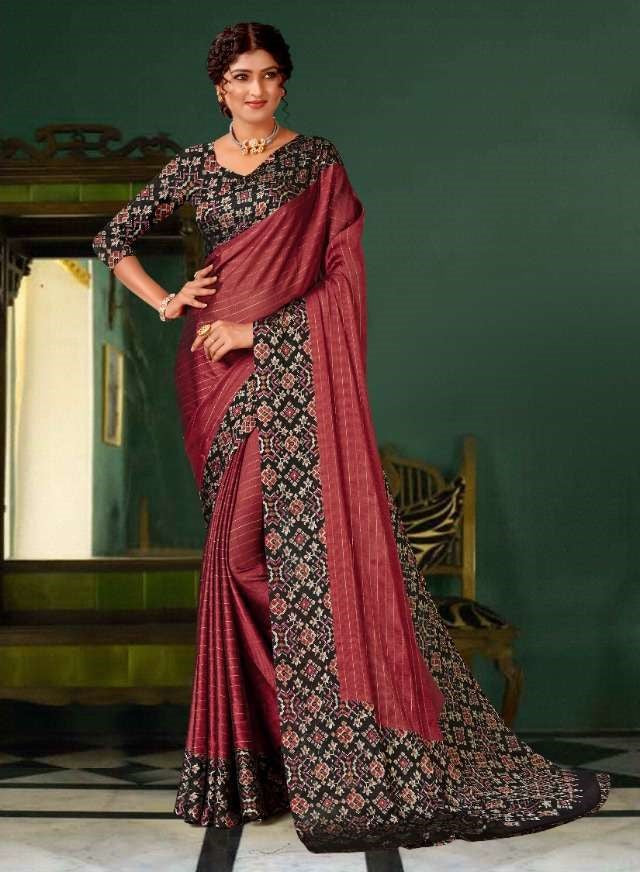 Vipul Presents Shimmer Juliet Chiffon Printed Sarees Collection