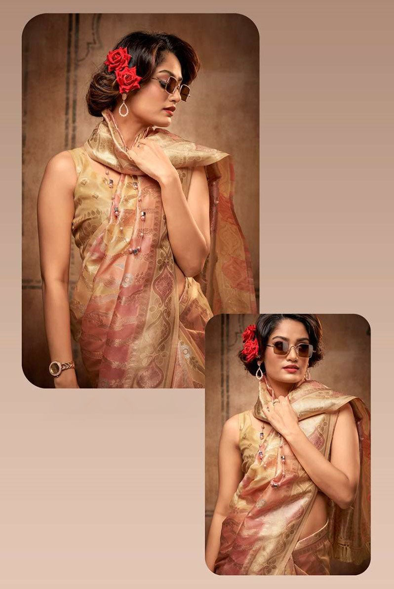Rajpath Presents Attari Organza Silk Designer Sarees collection