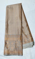 Kanchi Semi silk saree Brocade  blouse and rich jari pallu