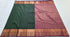 Kanchi Vegan Silk Saree With Contrast Blouse and Rich Jari Pallu