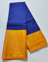 Kanchi Vegan Silk Saree With Contrast Blouse and Rich Jari Pallu
