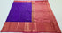 Kanchi Vegan Silk Saree With Contrast Blouse and Rich Jari Pallu