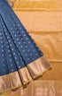 Kanchi Vegan Silk Saree With Contrast Blouse and Rich Jari Pallu
