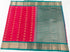 Kanchi Vegan Silk Saree With Contrast Blouse and Rich Jari Pallu