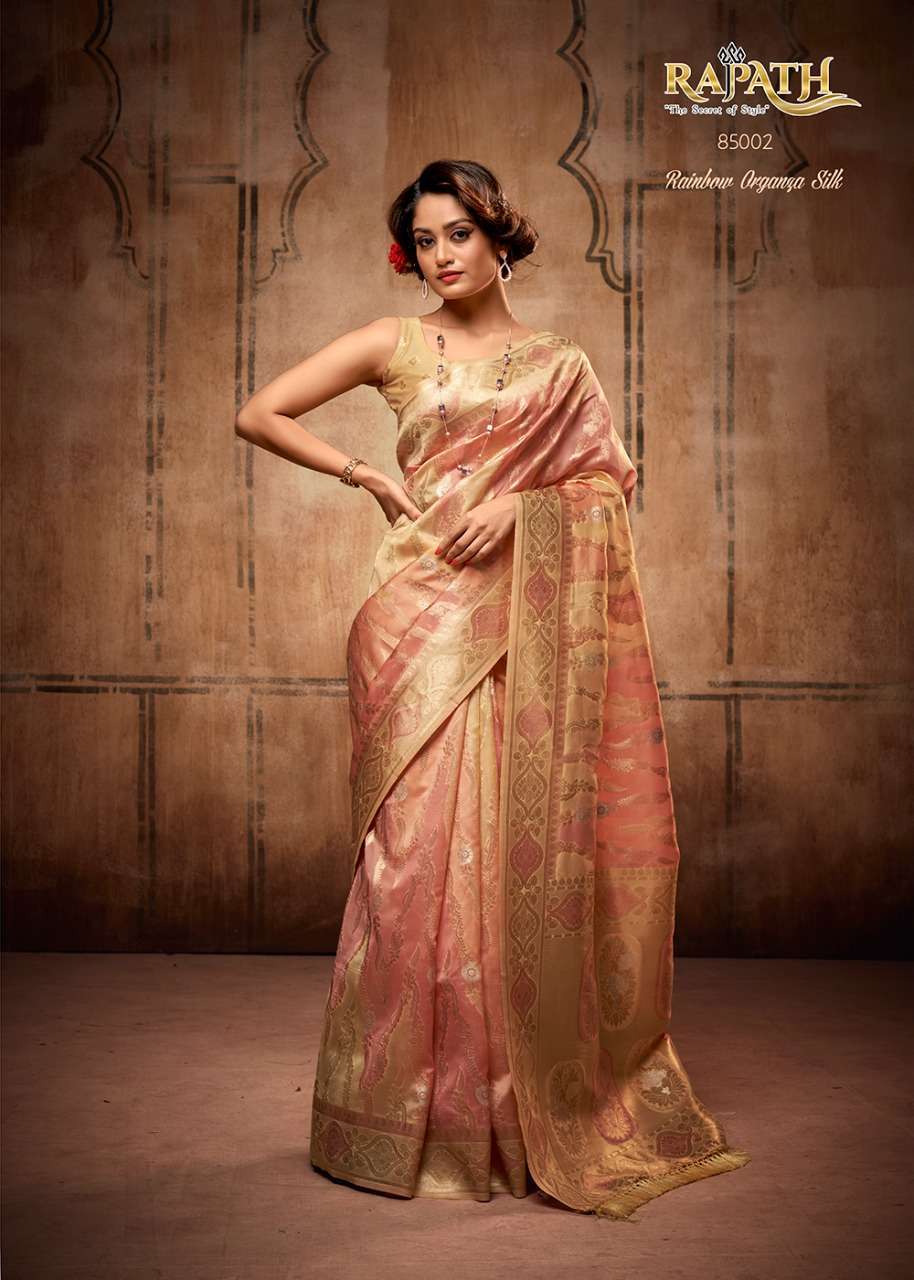 Rajpath Presents Attari Organza Silk Designer Sarees collection