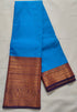 Kanchi Vegan Silk Saree with Contrast Blouse and Rich Jari Pallu