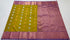 Kanchi Vegan Silk Saree With Contrast Blouse and Rich Jari Pallu