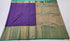 Kanchi Vegan Silk Saree With Contrast Blouse and Rich Jari Pallu