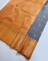 Kanchi Vegan Silk Saree With Contrast Blouse and Rich Jari Pallu