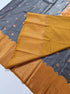 Kanchi Vegan Silk Saree With Contrast Blouse and Rich Jari Pallu