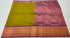Kanchi Vegan Silk Saree With Contrast Blouse and Rich Jari Pallu