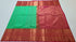 Kanchi Vegan Silk Saree With Contrast Blouse and Rich Jari Pallu
