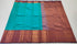 Kanchi Vegan Silk Saree With Contrast Blouse and Rich Jari Pallu