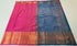 Kanchi Vegan Silk Saree With Contrast Blouse and Rich Jari Pallu