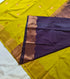 Kanchi Vegan Silk Saree With Contrast Blouse and Rich Jari Pallu