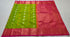 Kanchi Vegan Silk Saree With Contrast Blouse and Rich Jari Pallu