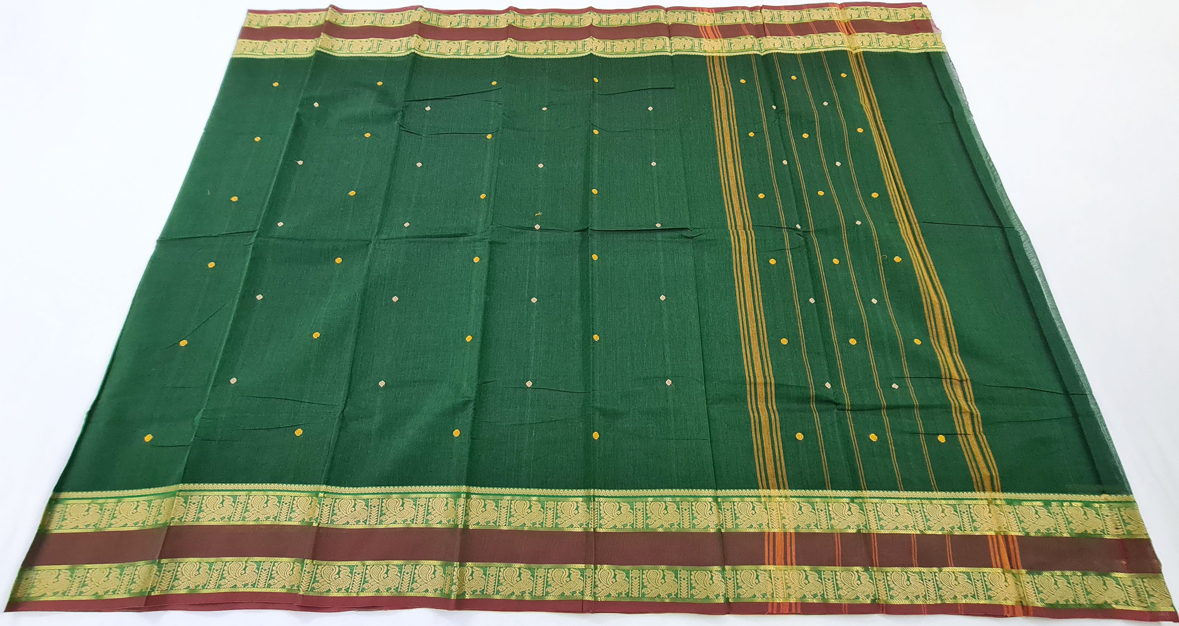Kanchipuram Cotton Saree with Blouse