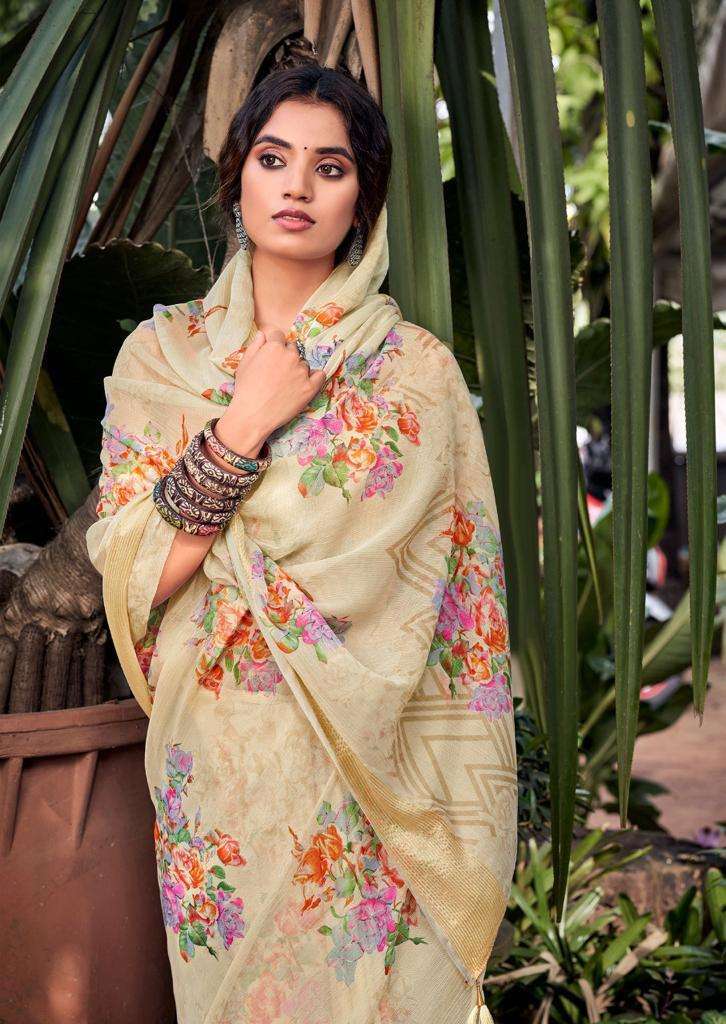 Kashvi Creation Presents Saheli Chiffon Printed Sarees Collection