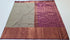 Kanchi Vegan Silk Saree With Contrast Blouse and Rich Jari Pallu
